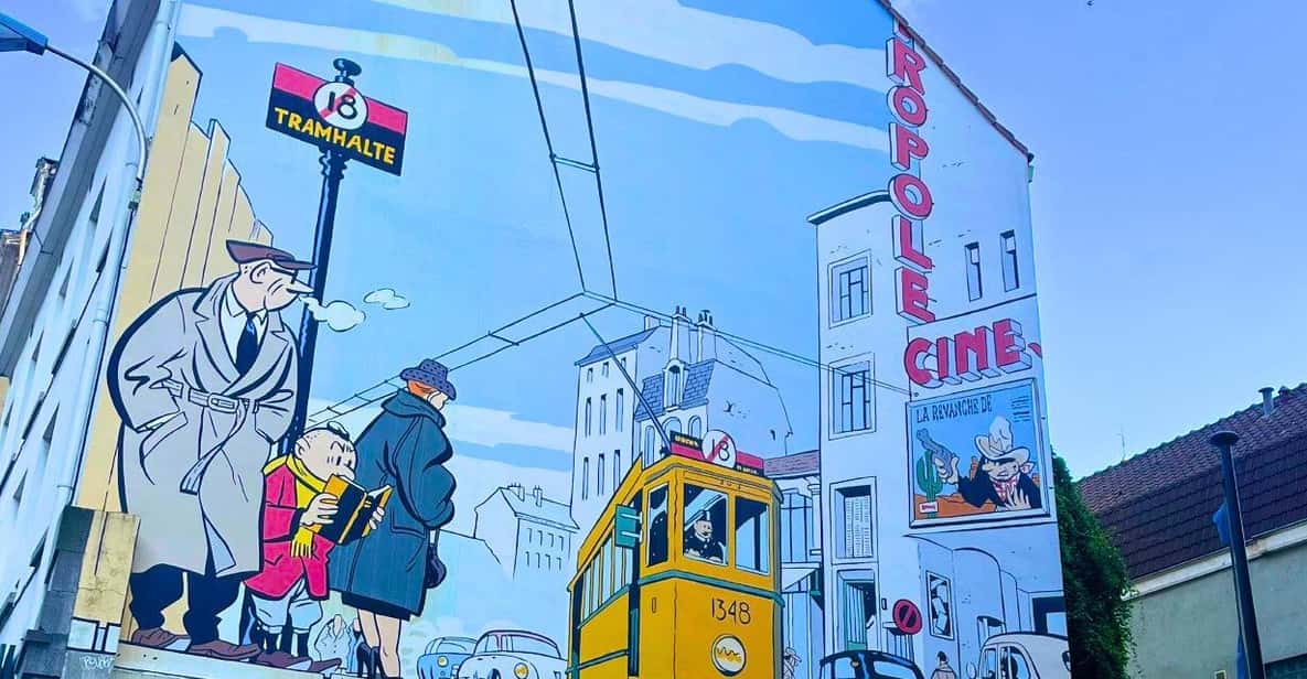 Brussels: 2 hours Private Walking Tour of the Comics Walls - Comics Walls in Brussels: street art that actually teaches you how to read it