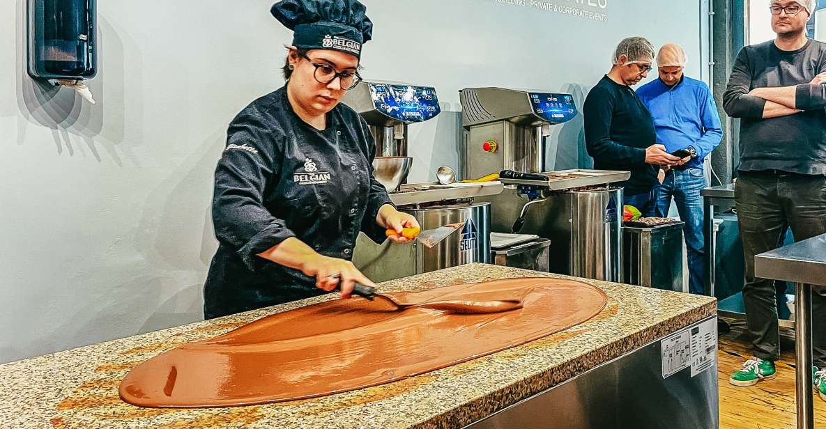 Brussels: Belgian Chocolate Making Workshop with Tastings - The 90-minute flow: hairnet on, wristband checked, then chocolate in motion