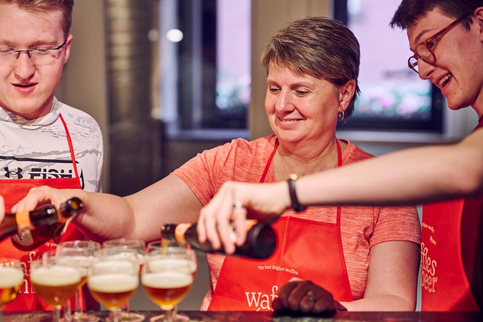 Brussels: Belgian Waffle Making Workshop with Beer Tasting - The Beer Tasting That Actually Helps You Choose