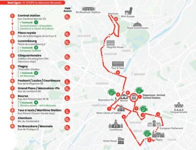 Brussels: Hop-On Hop-Off Bus Tour - Audio guide and app: facts without hauling a guidebook