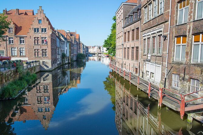 Ghent and Bruges Full Day Tour from Brussels - Canal boat option: a break from walking in Bruges