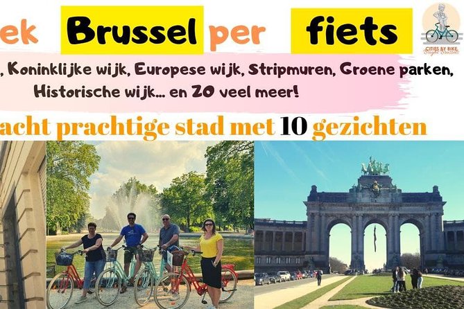 Lively Brussels Highlights Bike tour DUTCH - Grand Place: the first hit of gold and scale